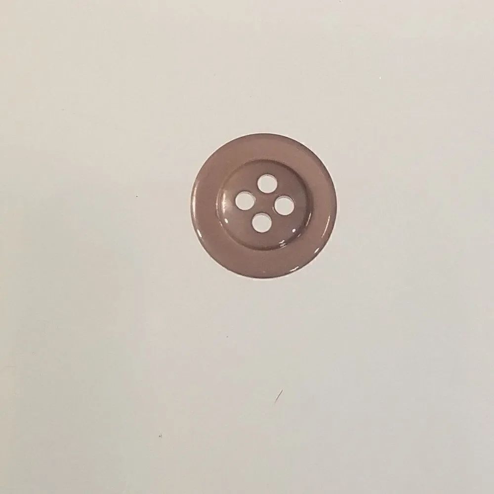 Missoni Replacement Button 4 Hole Gray Plastic Button - Picture 8 of 8